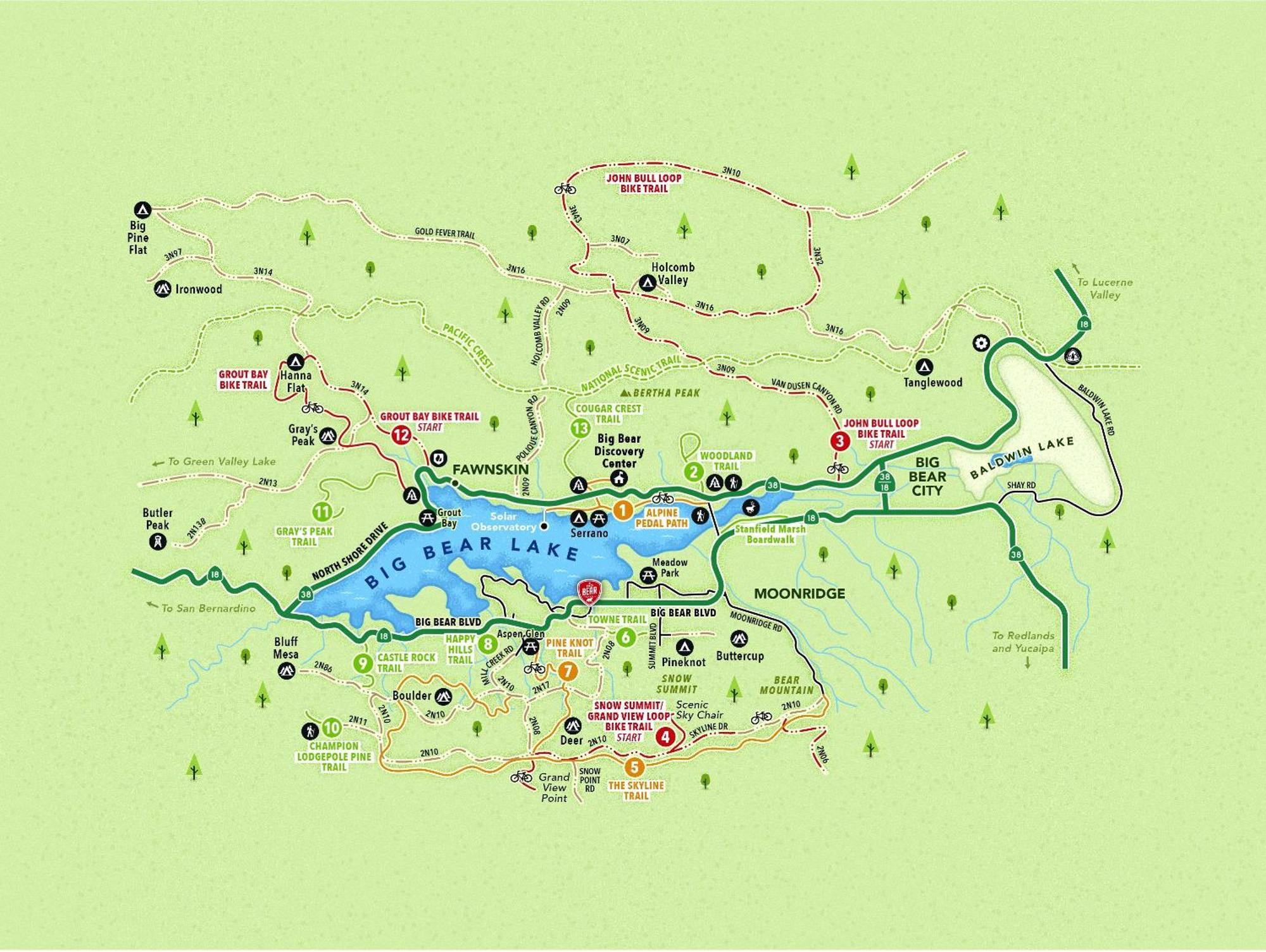 Вилла The Nest On Towne Trail - Hot Tub, Bbq, Fire Pit Биг Бэар Лейк Экстерьер фото